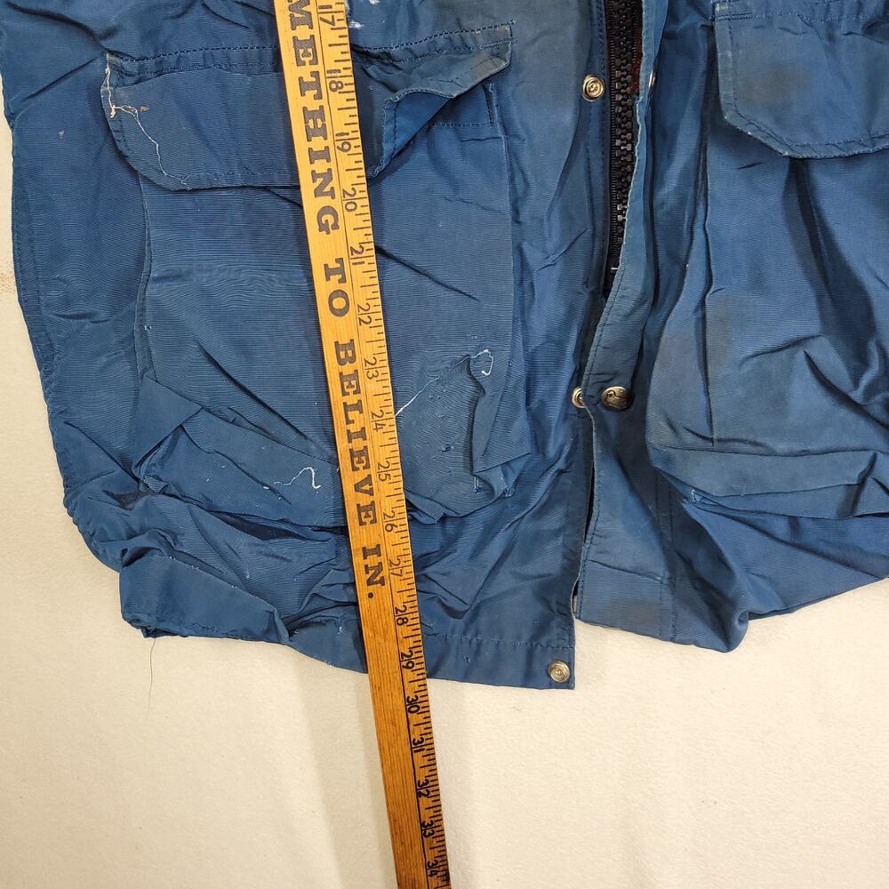 Vintage Woolrich Rain Jacket Medium Mens Windbreaker Zip Hooded Gorpcore Retro - Picture 4 of 16